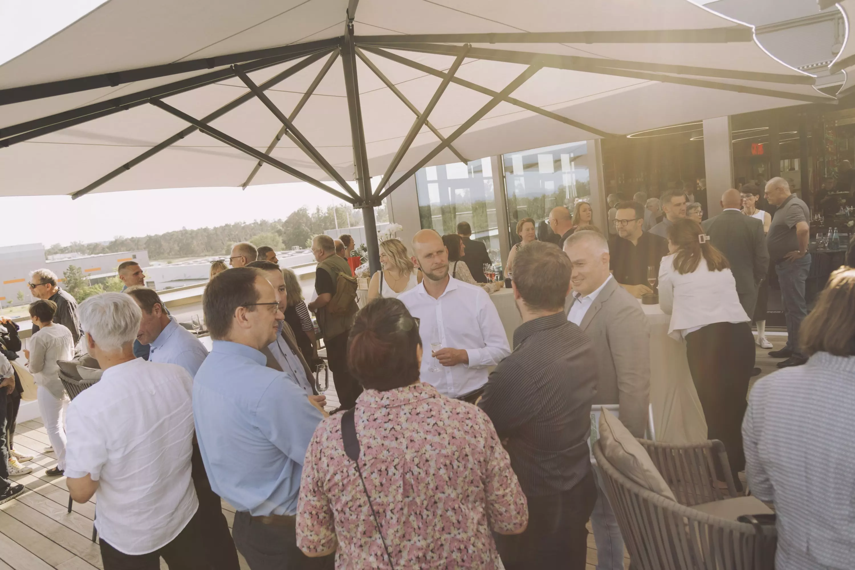 Events auf der Dachterrasse